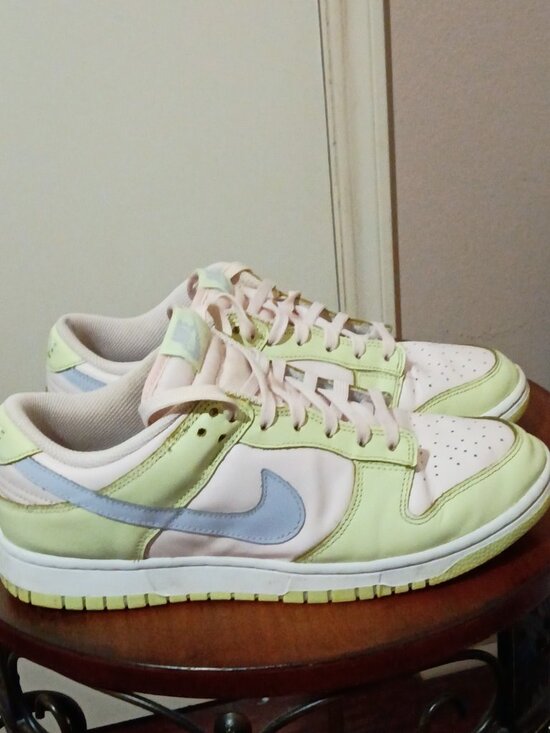 Nike Shoes - Nike Dunk Low Women's Size 9.5 Soft Pink Lime Ice White DD1503-600 Green